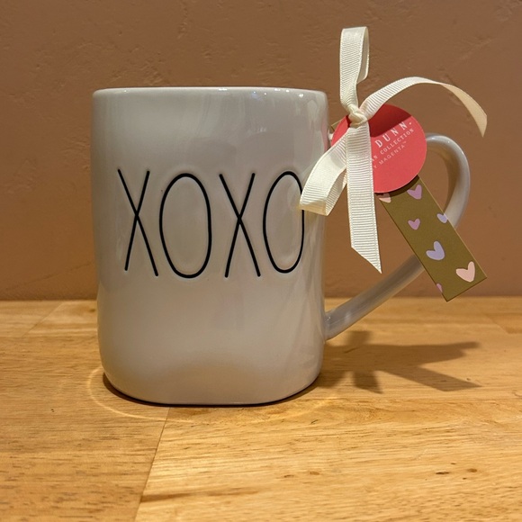 Rae Dunn Other - Rae Dunn XOXO Ceramic Mug. Heart Shaped Handle. Brand New With Tags.